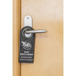 Bedruckter Filz-Türhänger