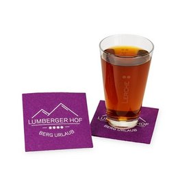 Bedruckte Filz-Untersetzer