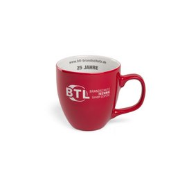 Jumbomug mit Hydroglasur, Gravur und Innendekor