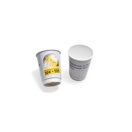 Bedruckter Hot Cup für die Commerzbank Neumünster