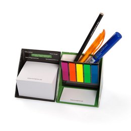 Vollflächig bedruckter klappbarer Hardcover-Werbe-Notizwürfel 4 in 1