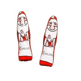 Bedruckter Schokoladen-Weihnachtsmann für Happy People GmbH
