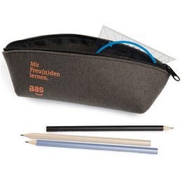 Federmäppchen aus Recyclingfilz inkl. Siebdruck