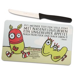 Werbe-Frühstücksbrettchen bedruckt