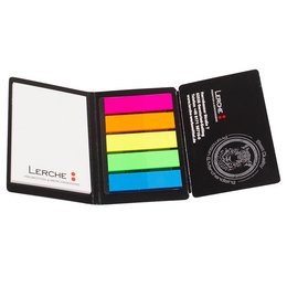 vielseitg bedruckbar MultiCard-Set mit weißen Haftnotizen und farbigen Filmmarkern