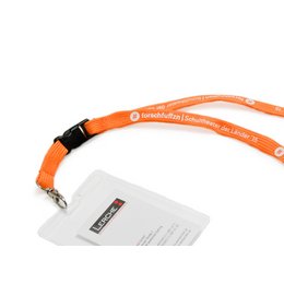 Bedrucktes Lanyard Schlauchband für das Sächsische Staatsministerium für Kultus