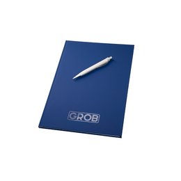 Bedrucktes Notizbuch „Easy Book“ A4 Cover-Star matt für die Grob-Werke