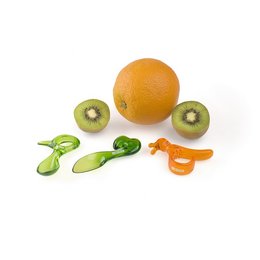 Bedrucktes Obstbesteck im dreiteiligen Geschenkset für ESB