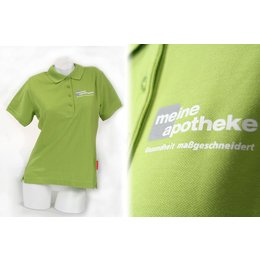 Poloshirt mit hochelastischem Transferdruck für Ihre Werbung