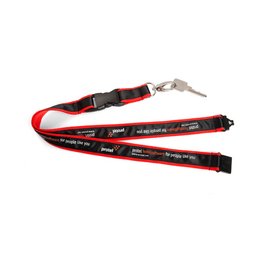 Bedrucktes Schlüsselband aus Satin mit Reißautomatik für Protel Hotelssoftware