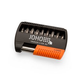 9-teiliges Bit-Set mit individueller Firmenwerbung bedruckt