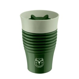 Bedruckbarer Werbe-Thermobecher von Koziol mit Rundumtrinkkante: nachhaltig und auslaufsicher