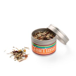 Werbe-Teedose als Weihnachtgeschenk mit Bio-Tee