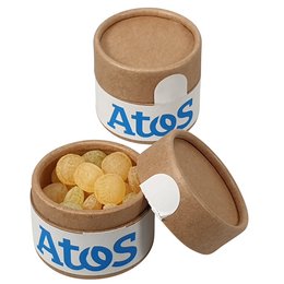 Bonbondose Mini aus Papier mit individuell bedruckt