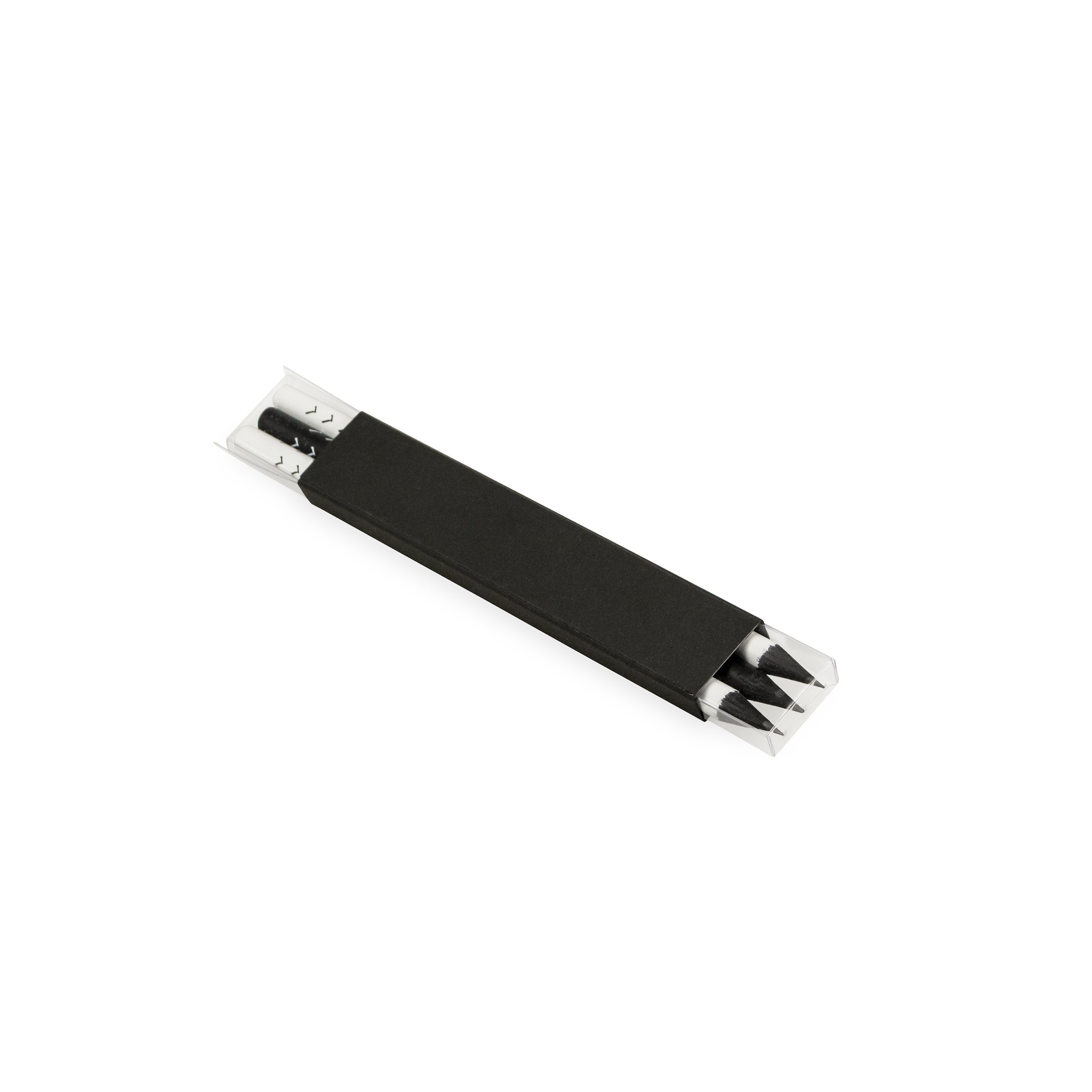 design Werbe- Logo-Bleistift 3er Set schwarz mit Siebdruck für L Homes