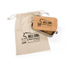 Brotzeit-Geschenkset: Lunchbox & Brotzeitsackerl mit Deinem Werbemotiv