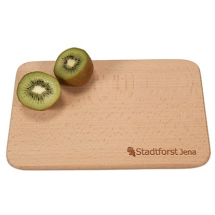 Hochwertiges Brotzeitbrett aus Buchenholz mit individueller Logogravur