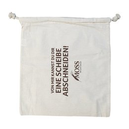 Brotzeitsackerl aus Baumwolle mit Kordelzug, individuell bedruckt