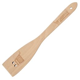 Pfannenwender aus Buchenholz individuell lasergraviert