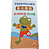 Holz-Buntstifte-Set als Werbeartikel mit bedruckter Verpackung „Thermelino Kinder-Club“ und Froschmotiv.