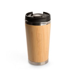 Coffee-to-go Becher Bambus mit Logodruck