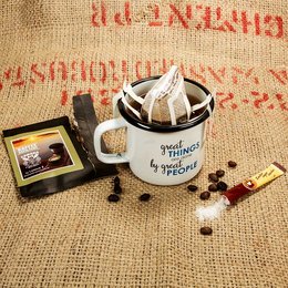 Werbe-Coffee Bag Kaffeefilter mit individuellem Etikett