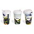 bedruckter, doppelwandiger Werbe-Coffee to go Marken-Isolier-Becher aus Porzellan Form 343