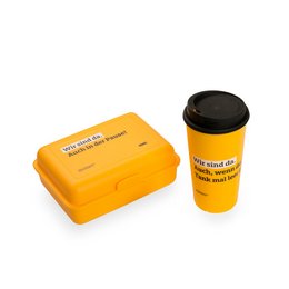 Nachhaltiges bedrucktes To Go Geschenkset