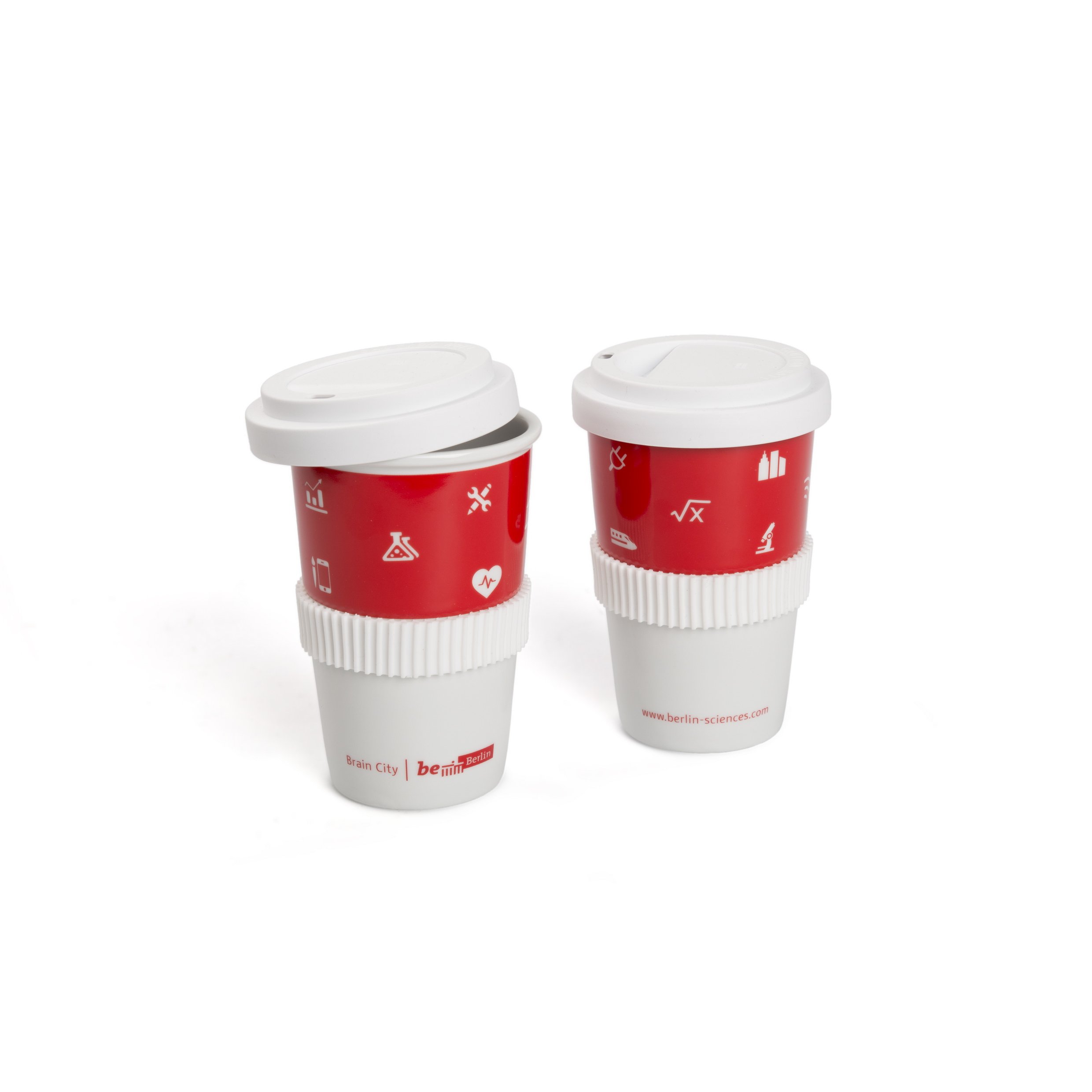 Coffee to go Becher Large Porzellan Form 345 für Berlin Partner