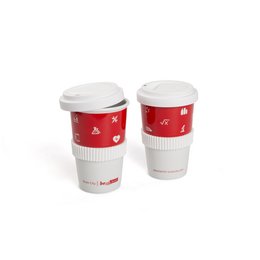 Coffee to go Becher Large Porzellan Form 345 für Berlin Partner