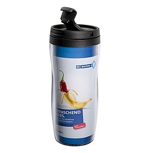 Coffee to go Becher mit bedrucktem Papiereinleger