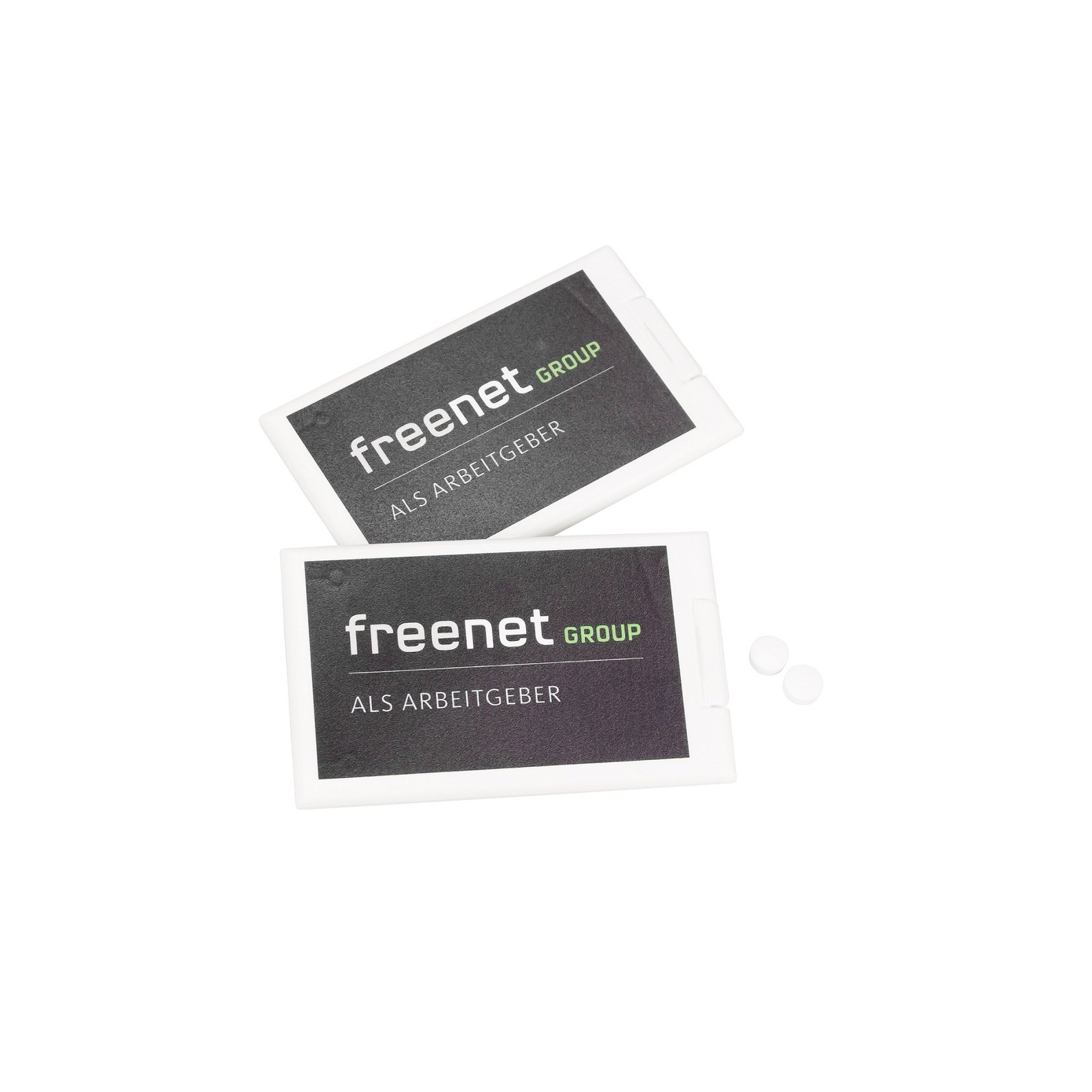 Cool Card mit Pfefferminzpastillen für freenet AG