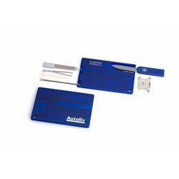 Der Allrounder: bedruckte SwissCard Multitool „Quattro“ für Autoliv, Dachau