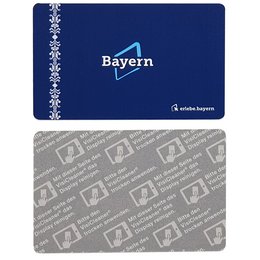 Displayreinigungskarte Visicleaner vollflächig bedruckt