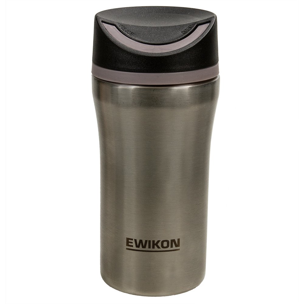 Vakuum-Coffee to go Becher Edelstahl mit Logo-Lasergravur