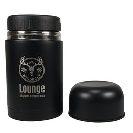 Thermo-Foodcontainer  aus Edelstahl  lasergraviert