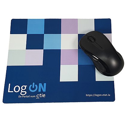 Eco-pad Mousepad aus recycelten Autoreifen  bedruckt 