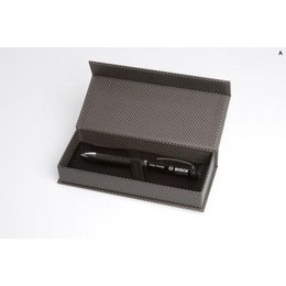 Edler Drehkugelschreiber aus Carbon bedruckt im schicken Etui für Bosch Solar Energy AG, Arnstadt