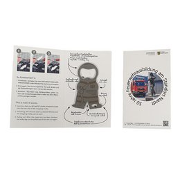 Werbemittel Multifunktionstool für die Feuerwehr