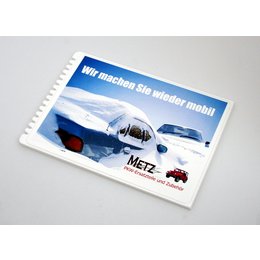 Eiskratzer - Postkarte Mailing-Werbeartikel