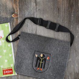 Stadt München Umhängetasche aus Filz