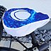 Werbe-Fahrradsattelschutz aus recyceltem Polyestermaterial 