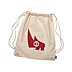 Fairtrade Baumwoll-Rucksackbeutel mit individuellem Logo