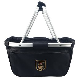 Faltbarer Einkaufskorb mit Stickerei der Tölzer Löwen