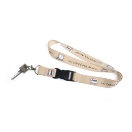 Farbig bedruckte Lanyards, Schlüsselbänder für Segafredo