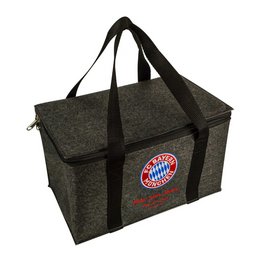 Kühltasche aus Filz bestickt oder bedruckbar mit Logo oder Vereinswappen Sonderproduktion