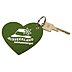 Schlüsselanhänger in Herzform aus PET-Filz bedruckt