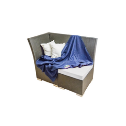 Flauschige Fleece-Decke mit individuell besticktem Logo für Hochland