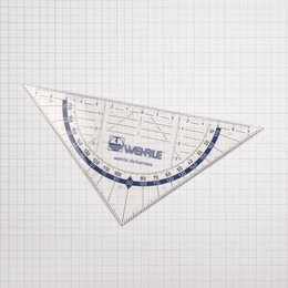 Flexibles bedruckbares Geodreieck mit individuellem Werbedruck, Werbemittel made in germany