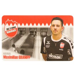 personalisiertes Frühstücksbrettchen mit Einzelnamen aus Resopal mit Spielerporträt individuell bedruckt